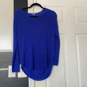 CHARLOTTE RUSSE Royal Blue Knit Sweater